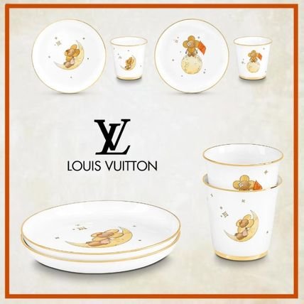 Louis Vuitton Unisex Bridal Plates - Louis Vuitton Kitchen and Dining | Aleppo Gift UAE